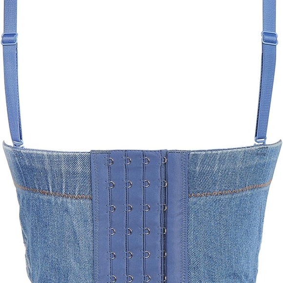 NWT Gooho rhinestone Bustier - Picture 4 of 9